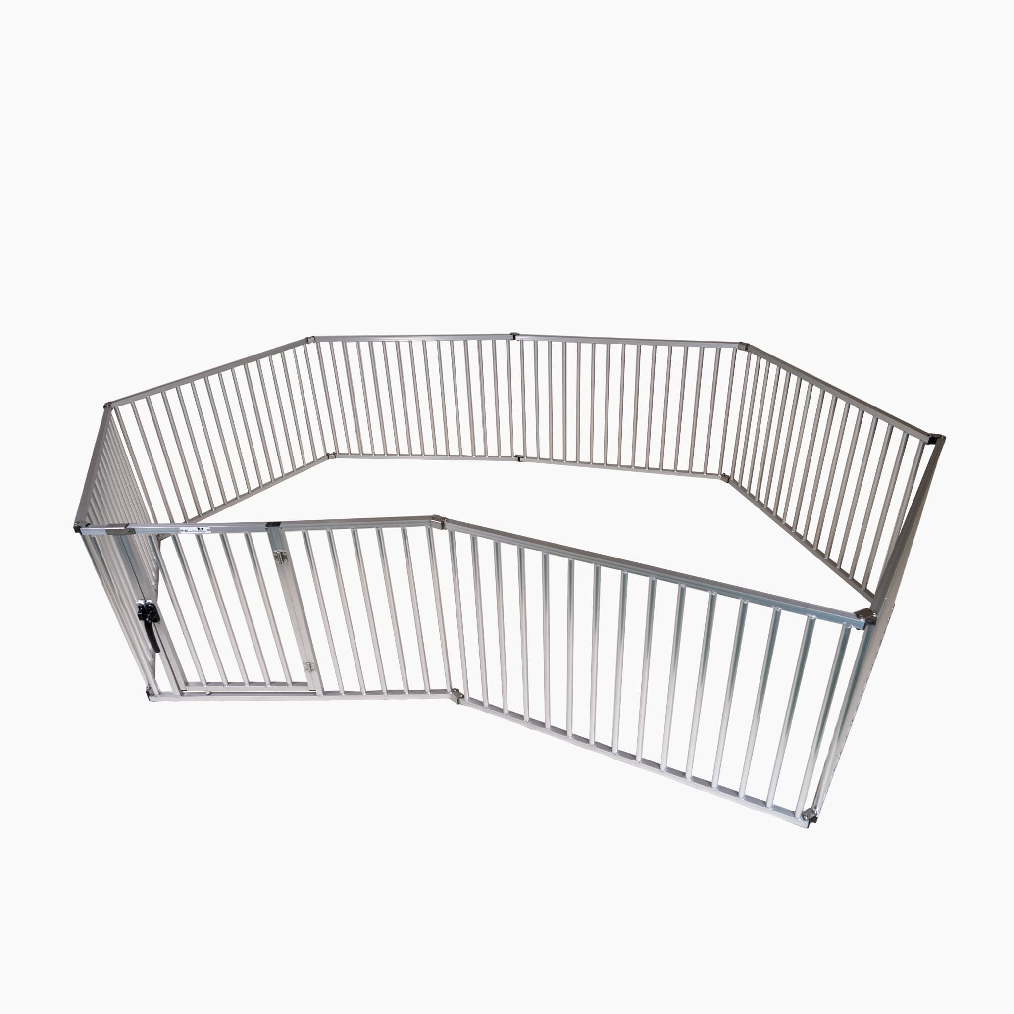 Callieway Freilaufgehege 80 cm rund aufgebaut