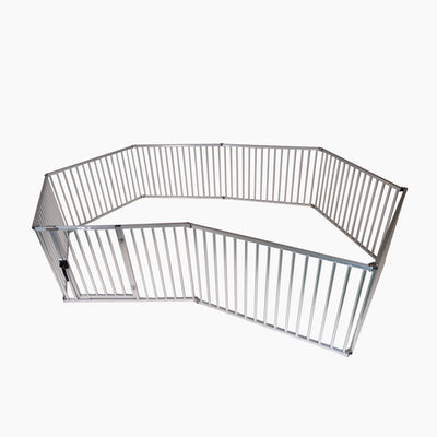 Callieway Freilaufgehege 80 cm rund aufgebaut