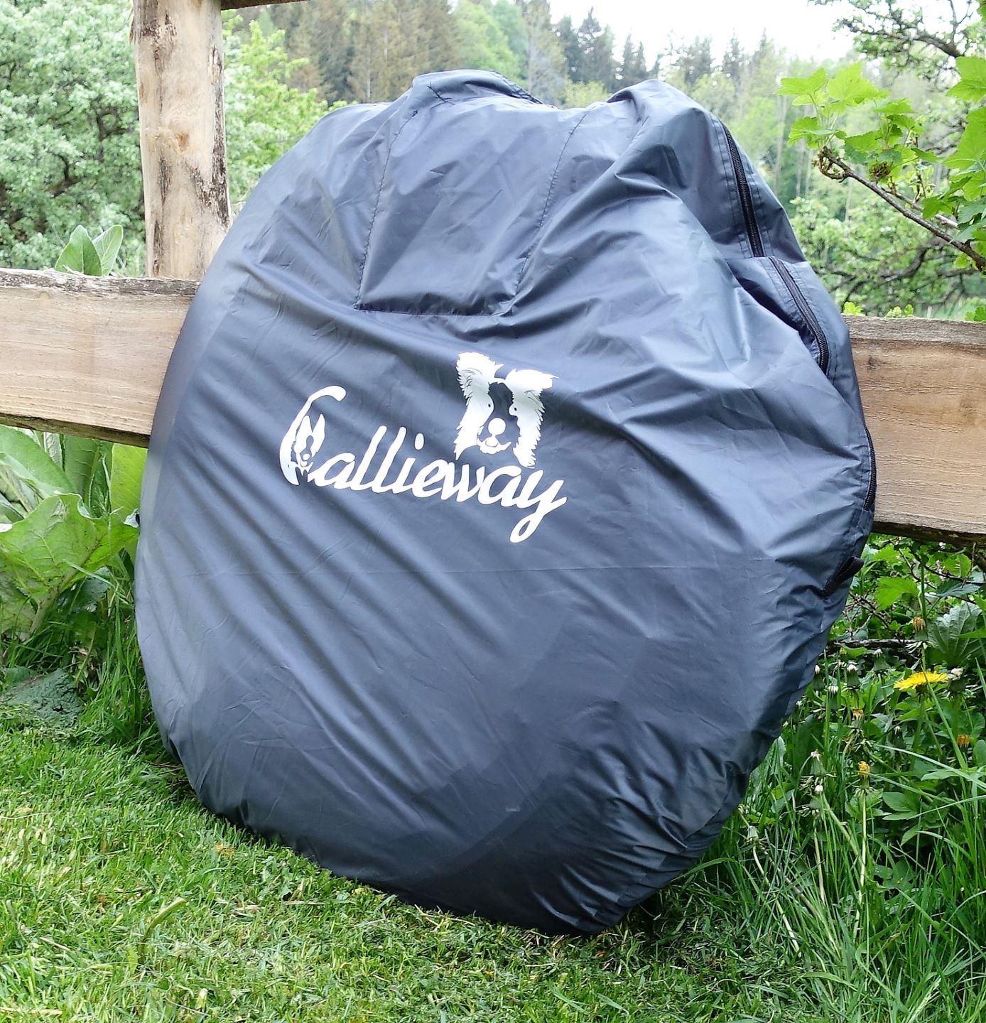 Callieway Kwiki Ocean Blue Silver Reflect Zelt zusammengefaltet