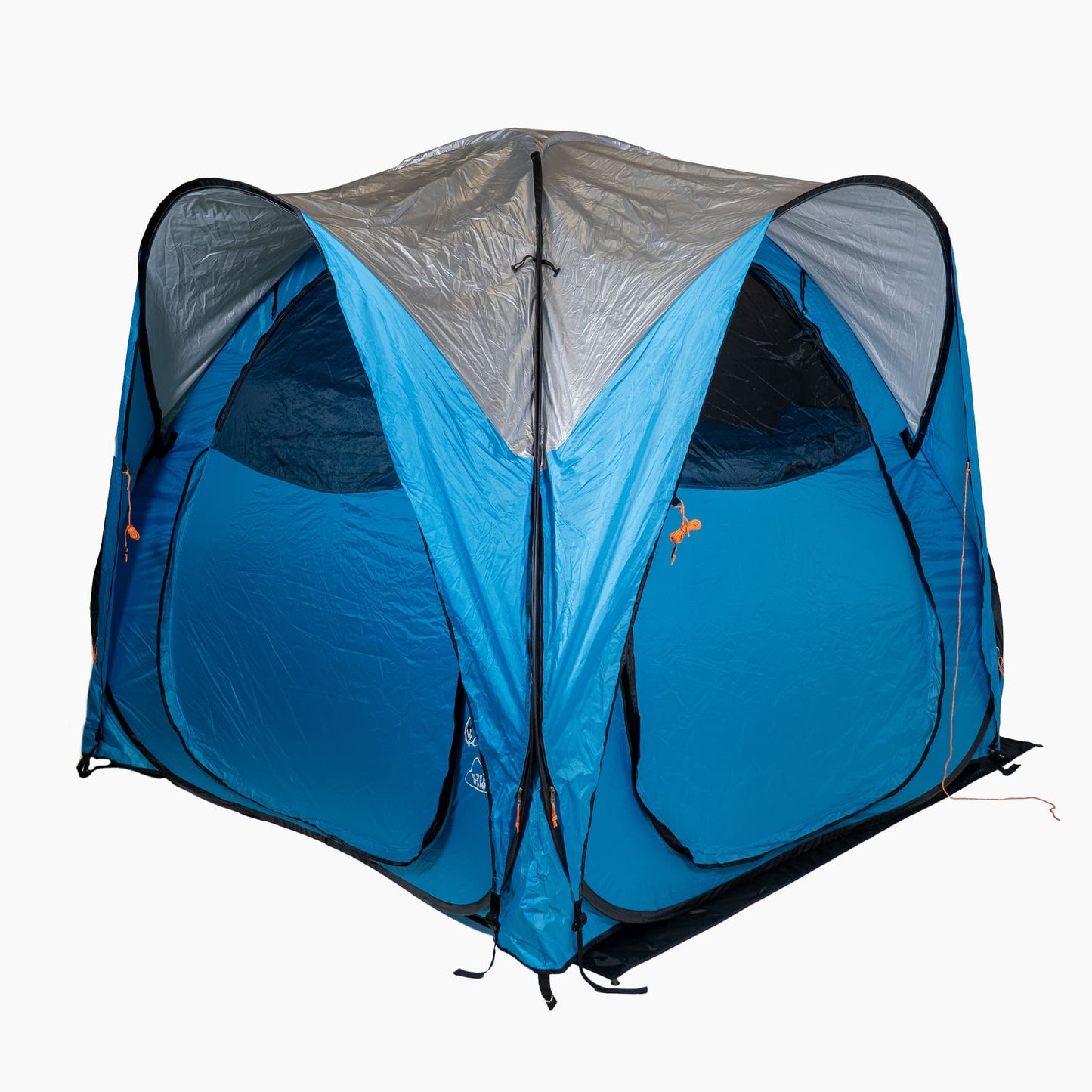 Callieway Kwiki Wurfzelt blau im Garten