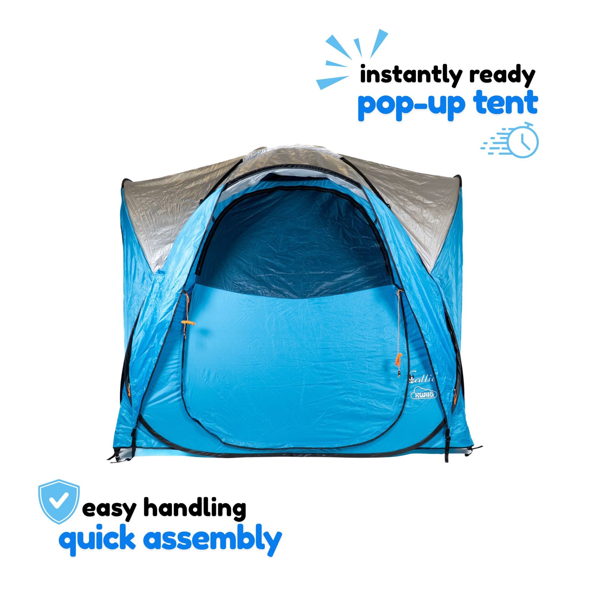 Callieway® Kwiki Pop-up Zelt 225×225 cm