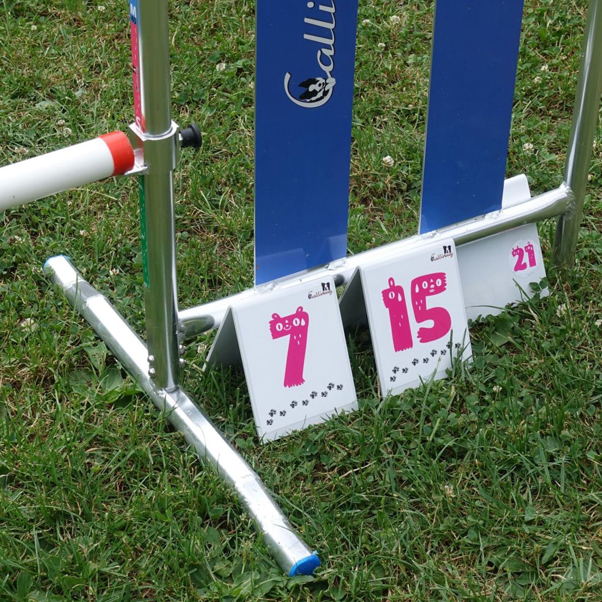 Callieway Parcoursnummern mit Aufsteller für Hundesport Parcours