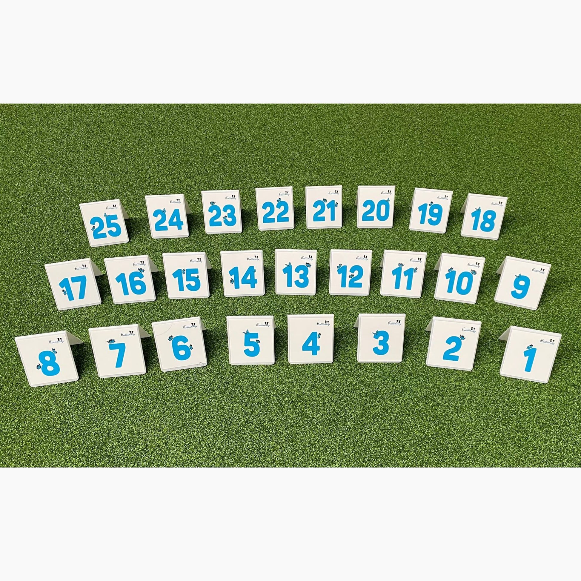 Komplettes Set Callieway Parcoursnummern für Agility Parcours