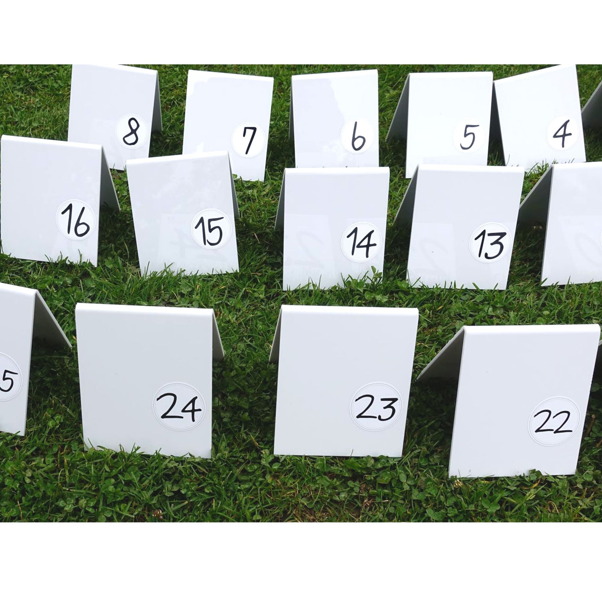 Callieway nummerierte Karten für Agility Parcours