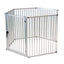 Callieway Aluminium Freilaufgehege Panel 100x75cm, Frontansicht ohne Verbinder