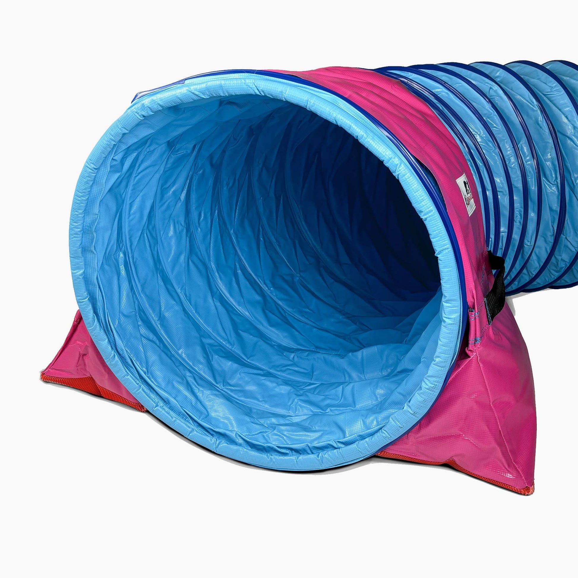 Callieway Premium Tunnelsack Fuchsia zur Stabilisierung von Agility Tunneln