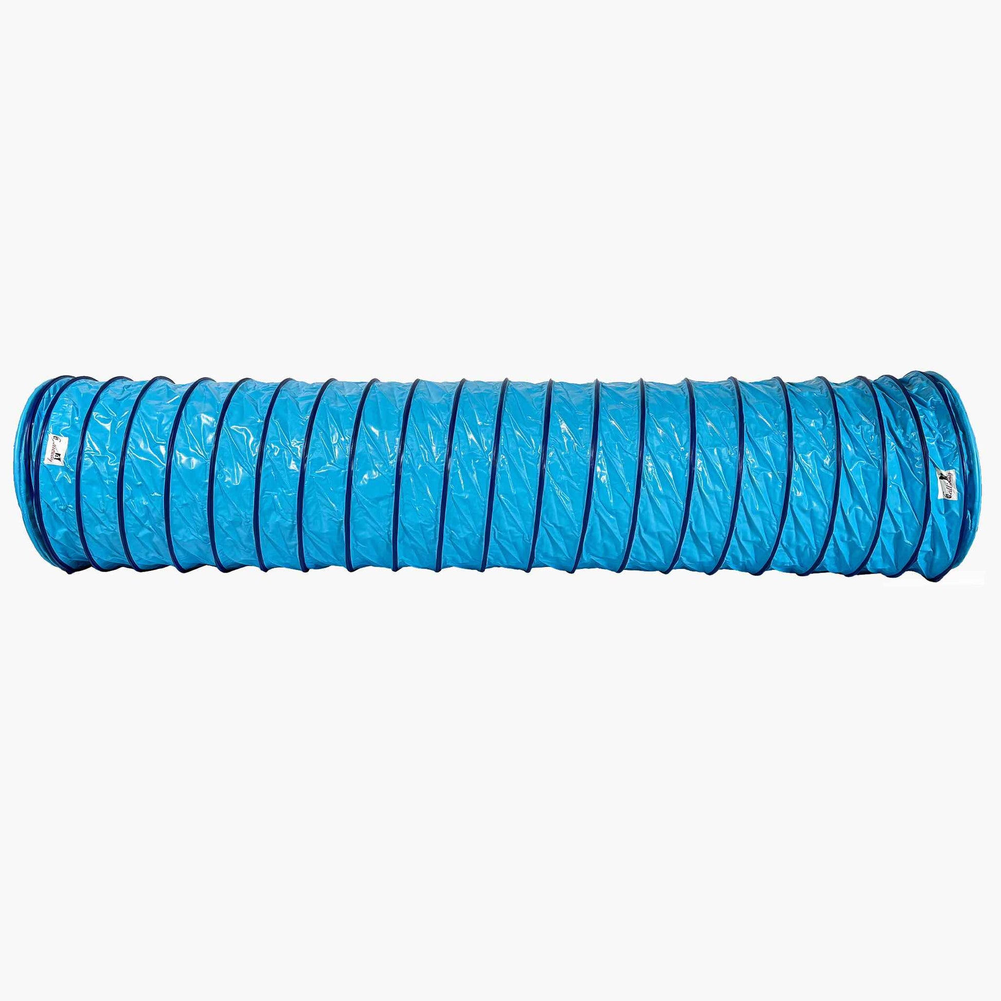 Callieway SmartGrip Profi Agility Tunnel Cyan für Hundesport Training