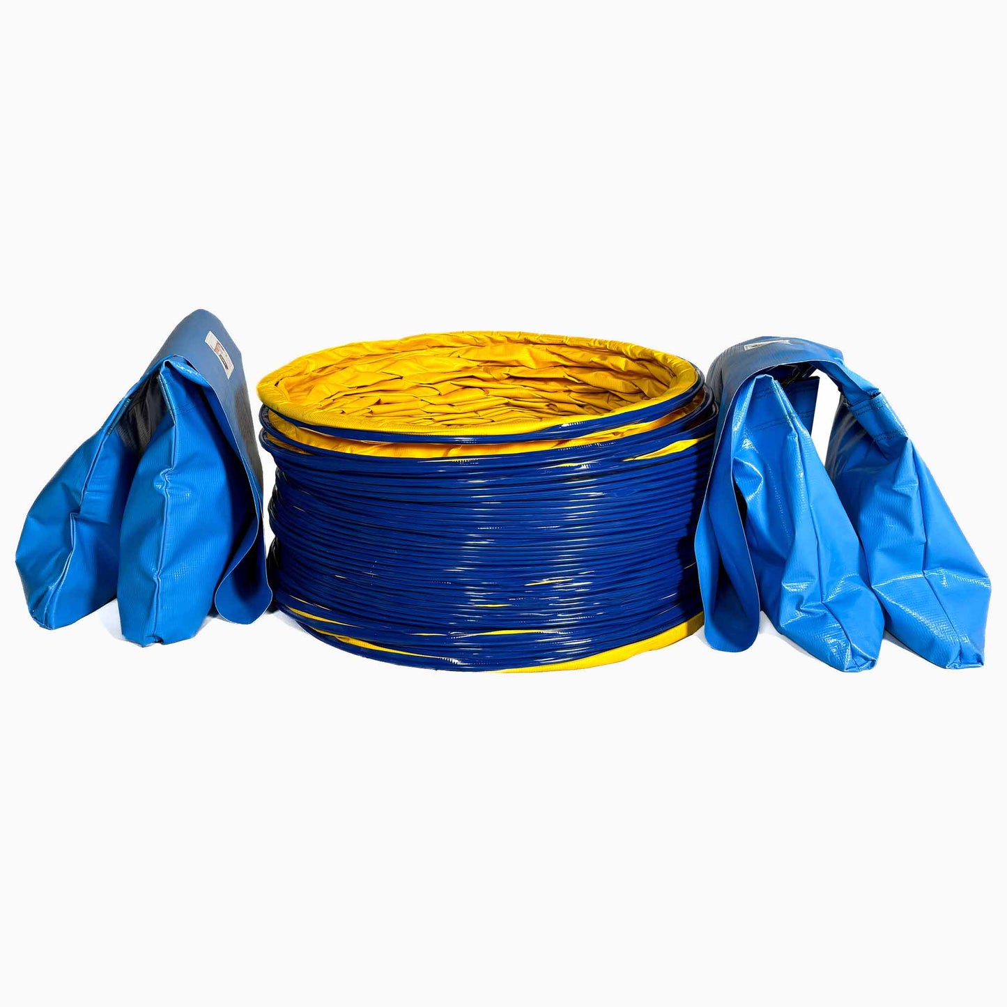 Callieway SmartGrip Profi Agility Tunnel Gelb mit Stützsandsäcken