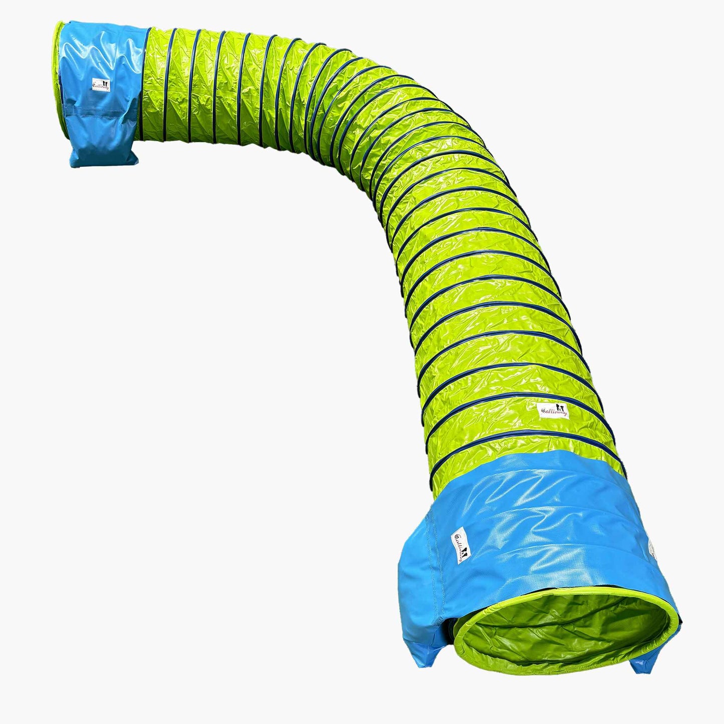 Gebogener Callieway SmartGrip Profi Agility Tunnel Lime