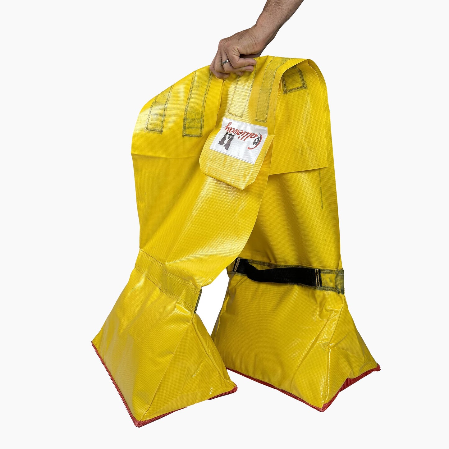 Callieway Tunnel Stützsandsack Gelb im Hundesport Training