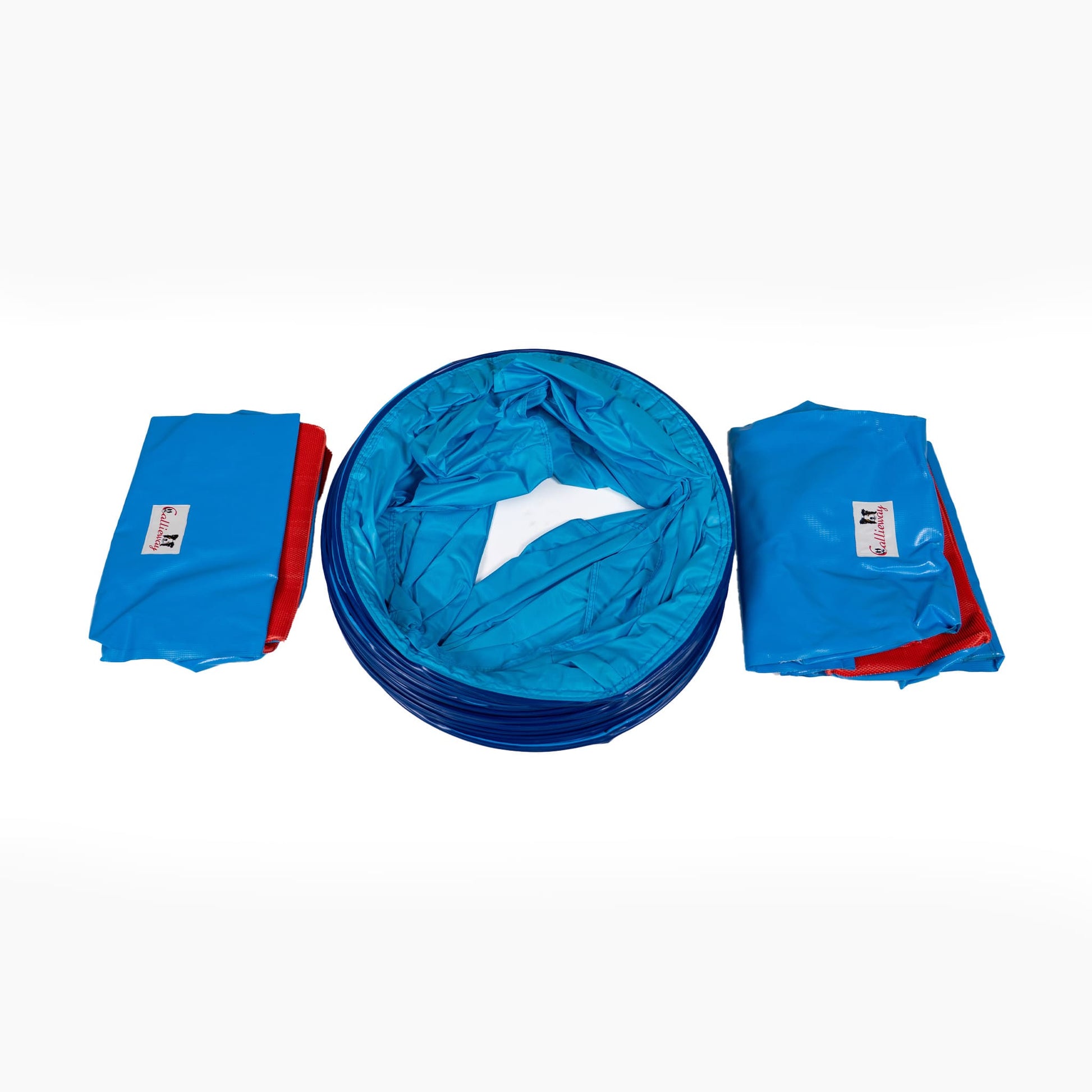 Callieway Welpen Agility Tunnel Trainingsset blau