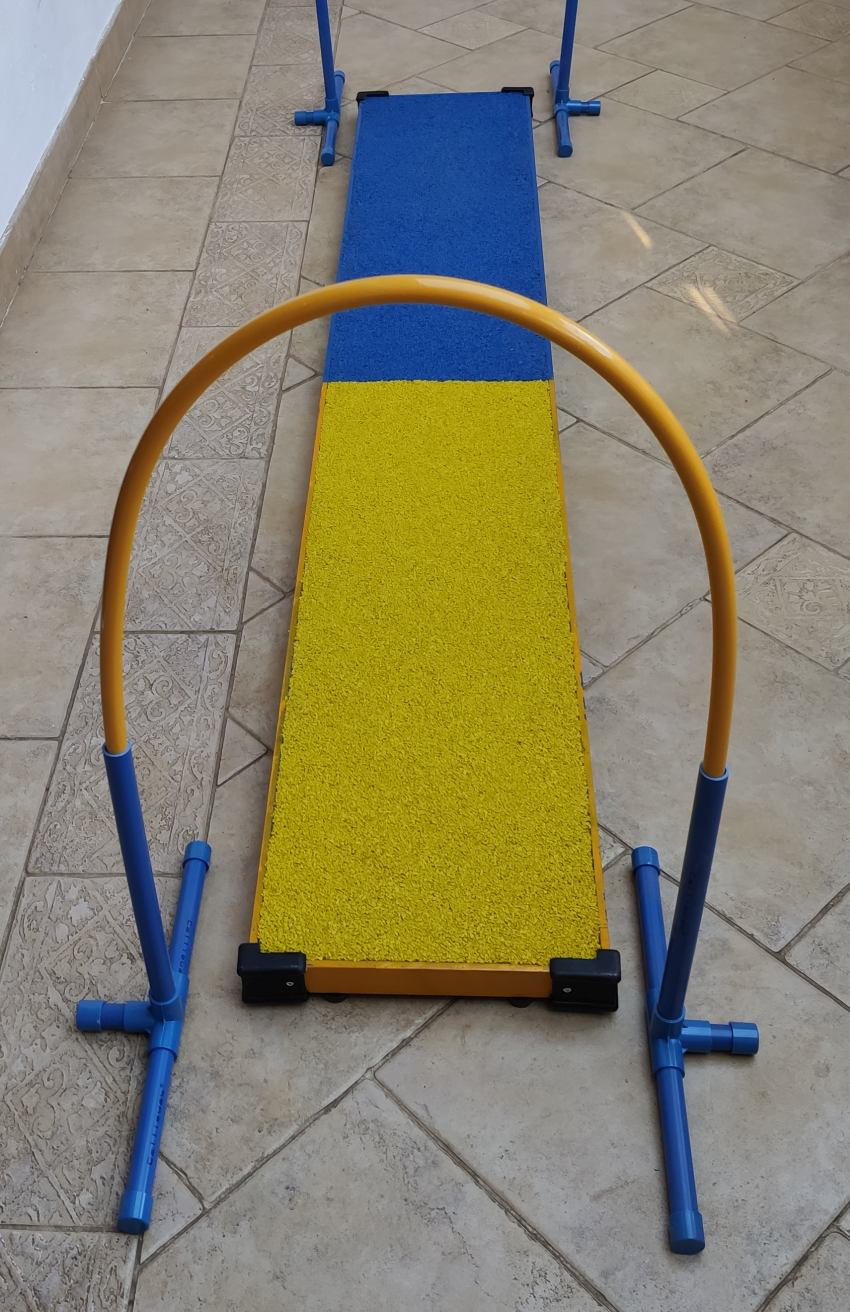 Callieway Zonenboard für Hunde Agility Training mit stabiler Konstruktion und rutschfester Oberfläche