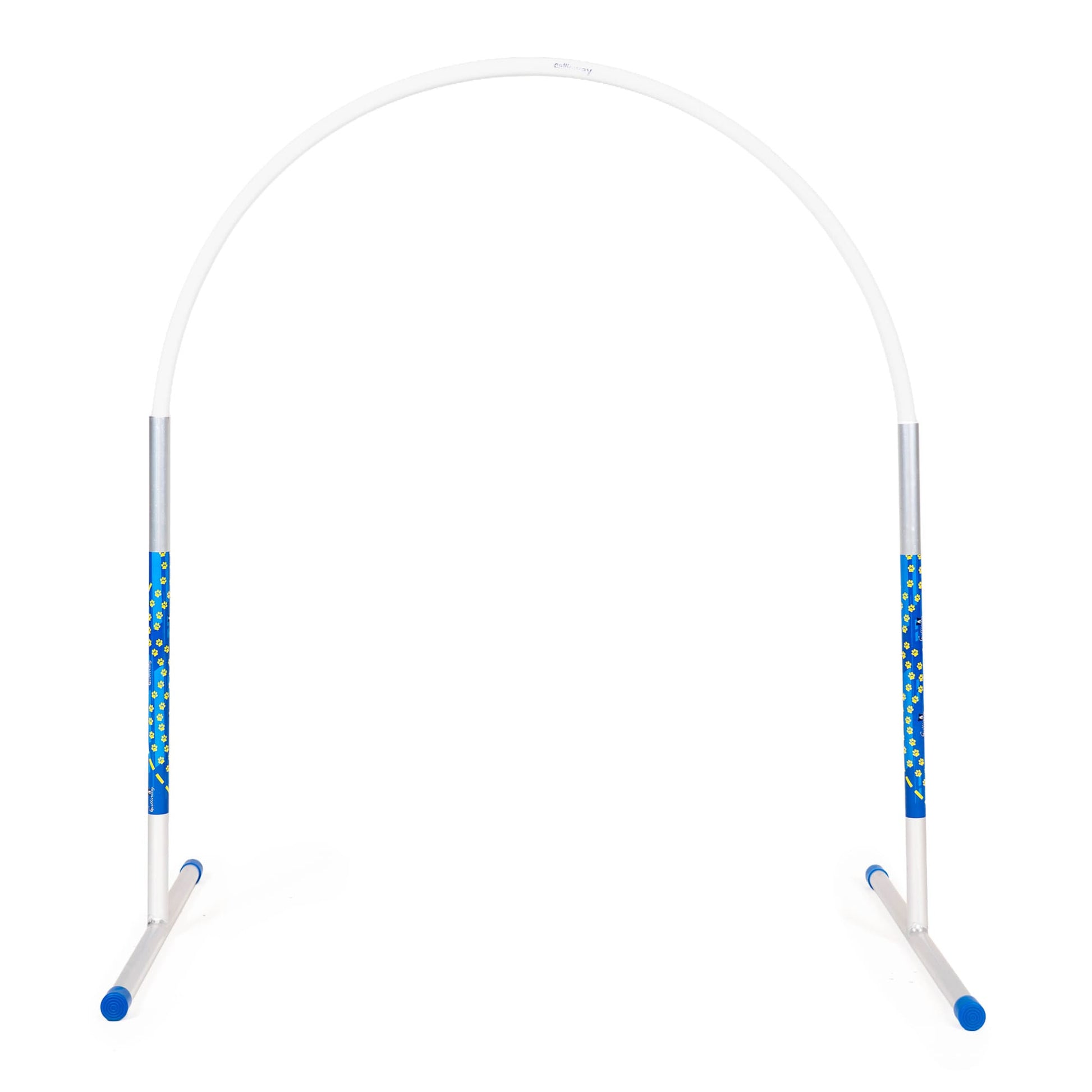 Callieway® Agility Hoopers cerchio in alluminio bianco con supporto ravvicinata