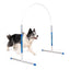 Callieway® Agility Hoopers cerchio bianco azione laterale per tutto il corpo del cane