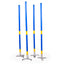 Callieway® Agility Long Jump Corner Post with Orange-Yellow Pole, White Background