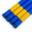 Callieway® Agility Long Jump Poles blue-orange bundle top oblique view