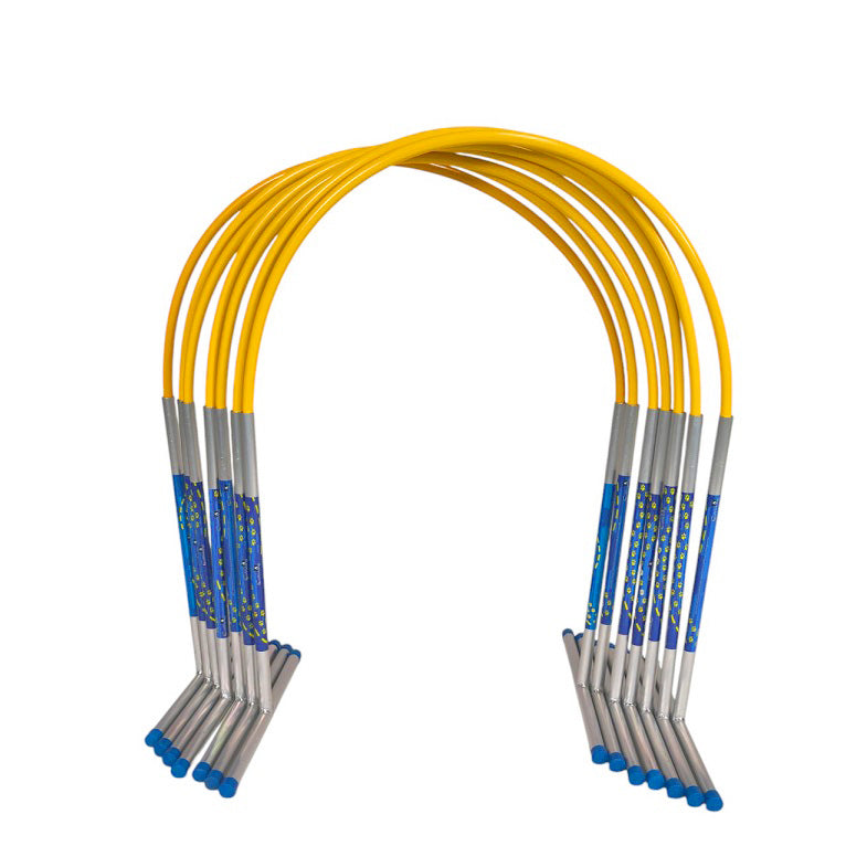 Profi Hoopers ALU Agility Hoops | für Turniere regelkonform (ohne Mittelstrebe)