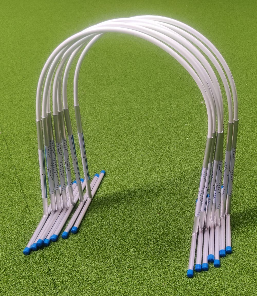 Profi Hoopers ALU Agility Hoops | für Turniere regelkonform (ohne Mittelstrebe)