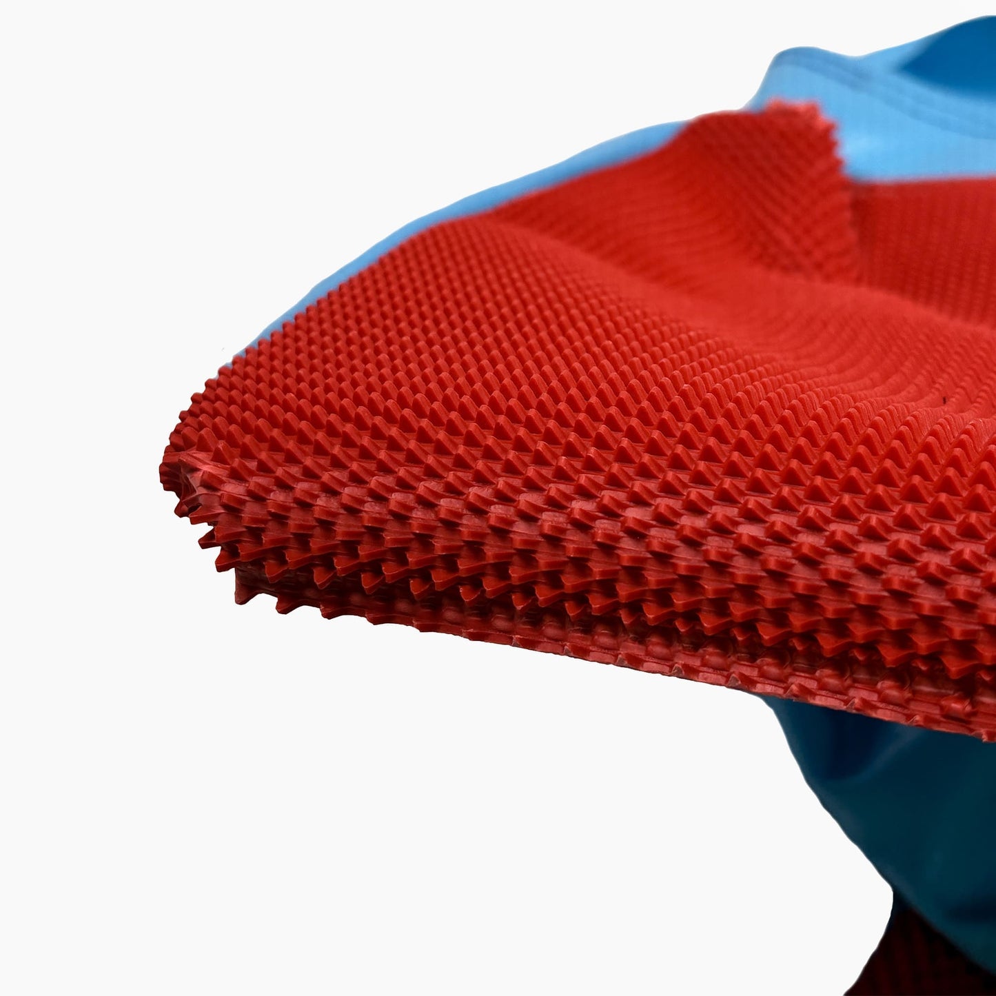 Detailaufnahme des Callieway Premium Tunnelsacks Cyan