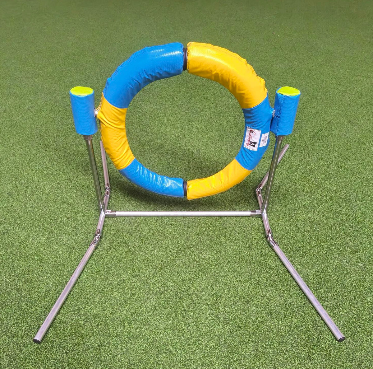Callieway® „Bounce-O-Tyre Safetysoft FUN 45cmØ“ – Klappbarer Agility Reifen für sicheres Hundetraining