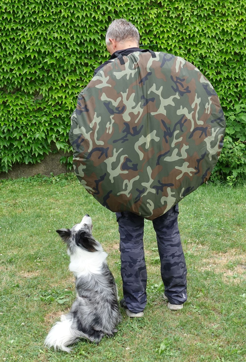 Kwiki® Pop-up Eventzelt „WOODY“ – Camouflage, 225×225 cm