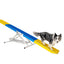Metal frame construction of Callieway agility seesaw for stability