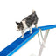 Dog walking across Callieway dogwalk plank during agility exercise